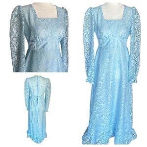 Vintage 70’s Roberta Maxi Lace Dress